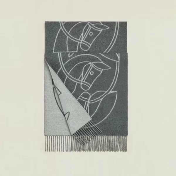 에르메스 남/녀 클래식 머플러 - Hermes Unisex Classic Muffler -… - 1