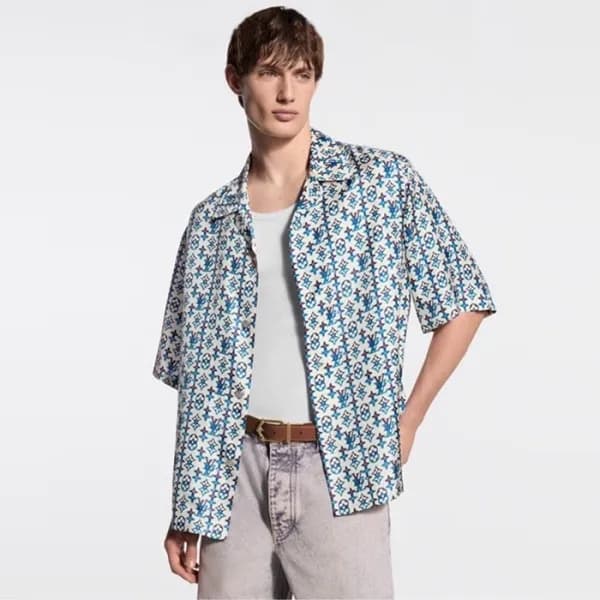 루이비통 남성 반팔 셔츠 - Louis vuitton Mens Polo Shirts - l… - 1
