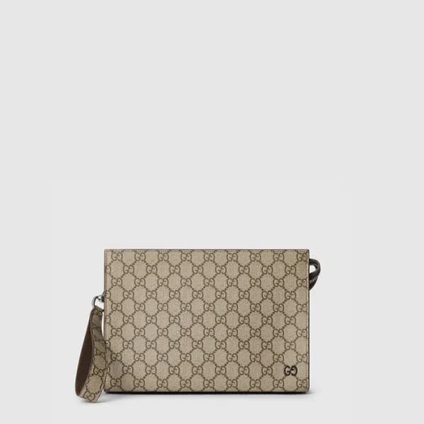 구찌 남성 바이컬러 GG 파우치 - Gucci Mens Bicolor GG pouch - … - 1