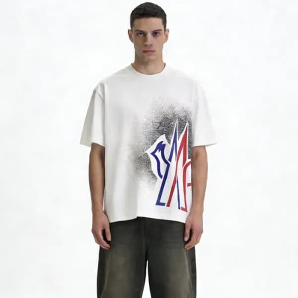 몽클레어 남성 반팔 티셔츠 - Moncler Mens Round Tshirt - moc13… - 1