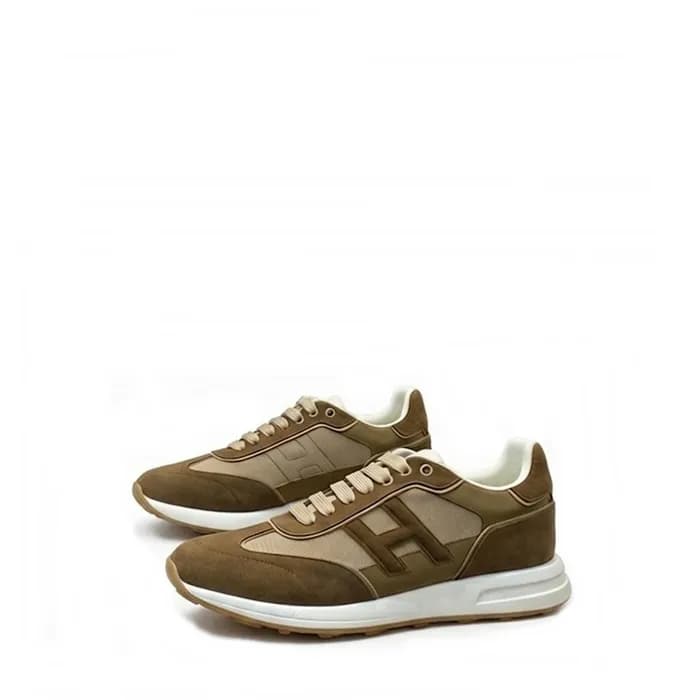 에르메스 남성 가죽 스니커즈 - Hermes Mens Leather Sneakers - h… - 1