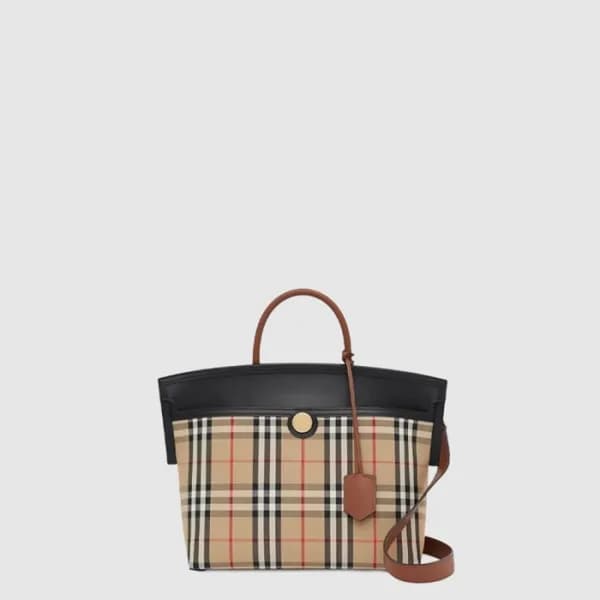 버버리 여성 핸들 토트 백 - Burberry Womens Handle Tote Bag -… - 1