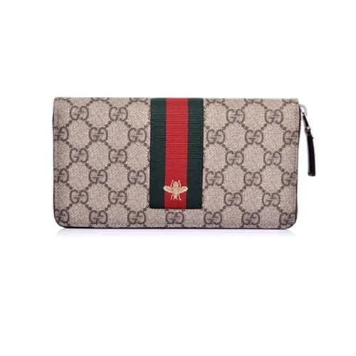 [구찌] GG 삼선 포인트 벌모양 408831 남성용 장지갑 gu0005q - Gucci … - 1