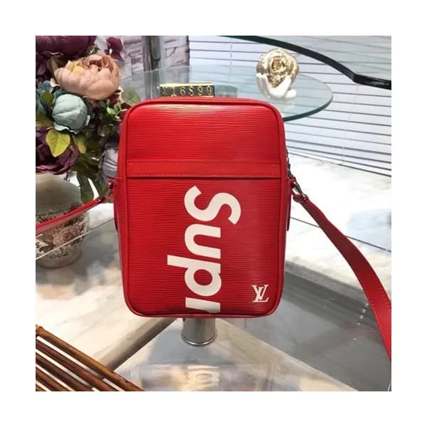 Louis Vuitton x supreme collabo cross bag,24cm - 루… - 1