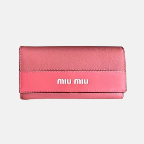 MiuMiu 2018 Ladies Matelasse Bifold Wallet 5MH019 … - 1
