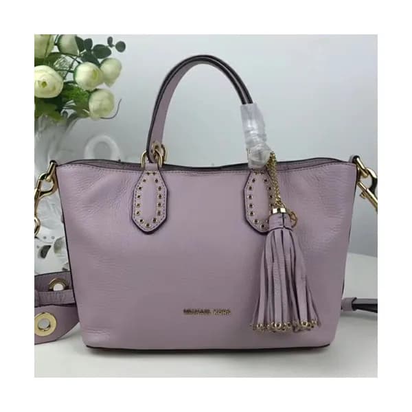 Michael Kors 2018 Brooklyn Leather Tassel Tote Sho… - 1