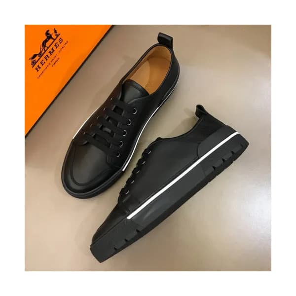 Hermes 2018 Mens Leather Sneakers - 에르메스 남성 레더 스니커… - 1