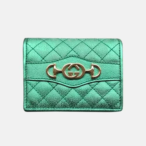 Gucci 2019 Laminated Leather Bifold Purse 536353 -… - 1