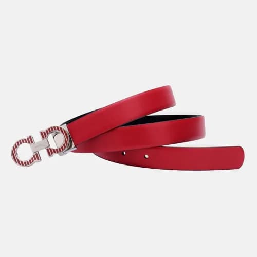Salvatore Ferragamo 2019 Ladies Gancini Leather Be… - 1