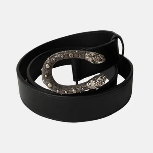 Gucci 2019 Ladies Embellished Vintage Steel Buckle… - 1