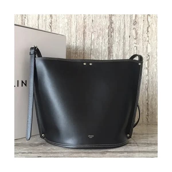 Celine Leather Bigbag Bucket Shoulder Bag,27CM - 셀… - 1