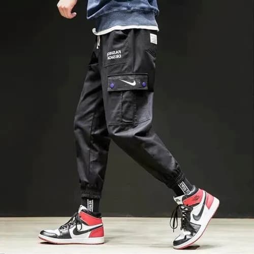 Nike 2019 Mens Patch Logo Casual Cotton Training P…