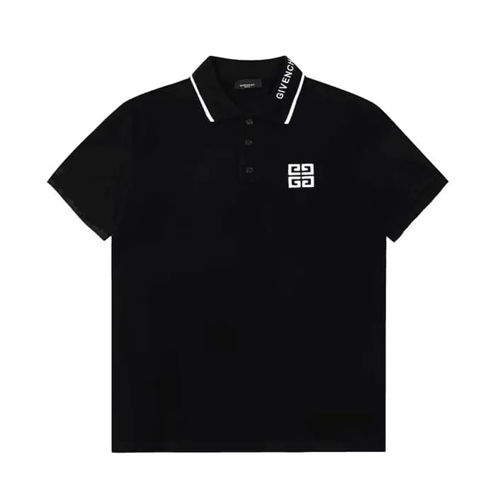Givenchy 2024 Mens Logo Polo Cotton Short Sleeved … - 1
