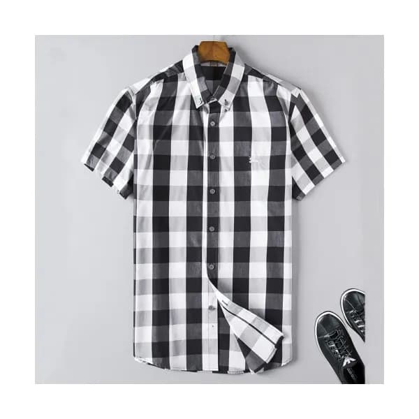 [클래식]Burberry 2019 Mens London Check Cotton Short … - 1
