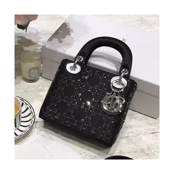 Dior 2019 Lady Dior Mini Tote Shoulder Bag,17CM - … - 1