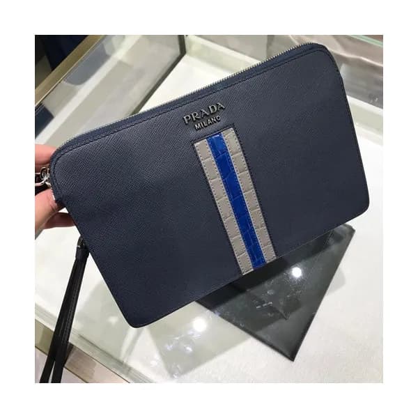 Prada Mens 2019 Clutch Bag ,27CM - 프라다 2019 남성용 클러… - 1