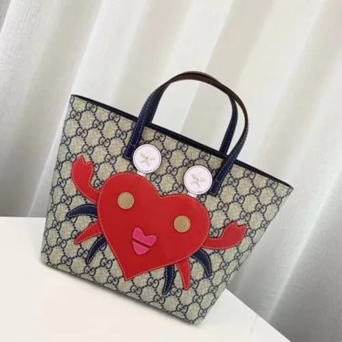 Gucci 2019 Supreme Mini Tote Bag,21CM - 구찌 2019 수프… - 1