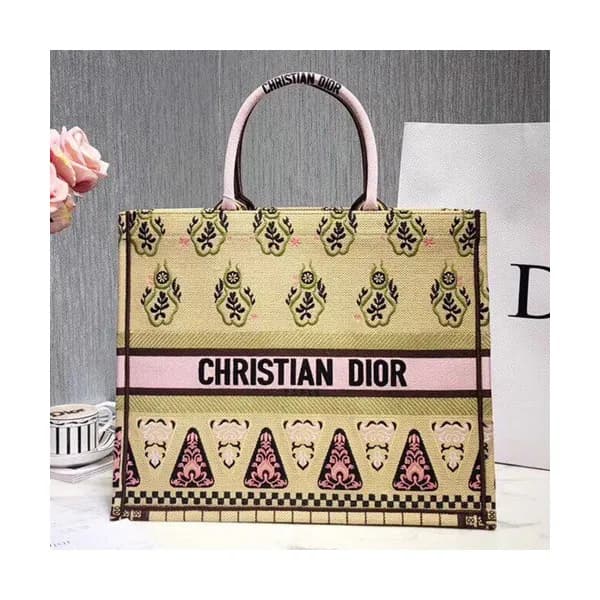 Dior 2019 Women Canvas Book Tote Shopper Bag ,41.5… - 1