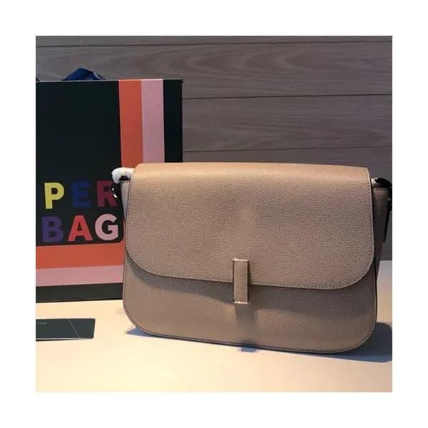 Valextra 2019 Epsom Leather Shoulder Bag,26CM - 발렉… - 1