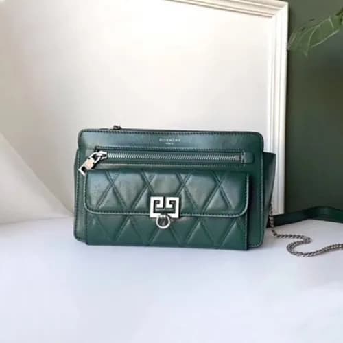 Givenchy 2019 Pocket Leather Shoulder Bag,22CM - 지… - 1