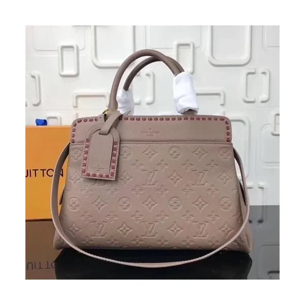 Louis Vuitton 2019 Vosges Leather Tote Shoulder Ba… - 1