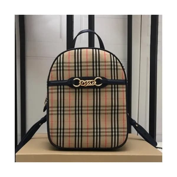 Burberry 2019 Canvas Back Pack- 버버리 2019 캔버스 여성용 백… - 1