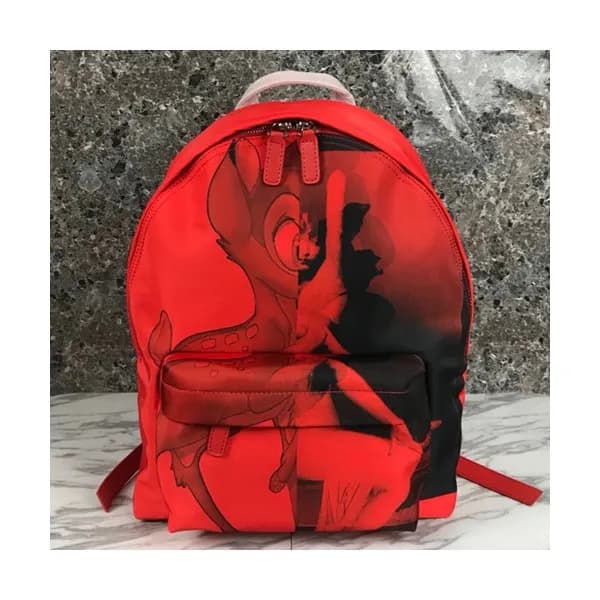 Givenchy 2019 Canvas & Leather Back Pack,41cm - 지방… - 1