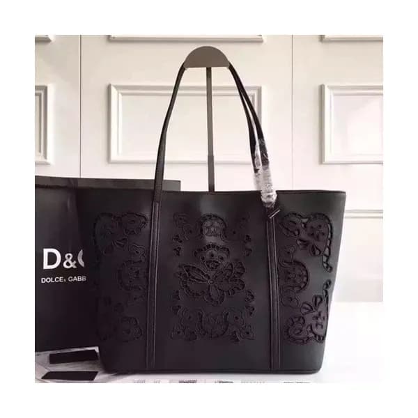 Dolce&Gabbana 2019 Leather Tote Shoulder Shopper B… - 1