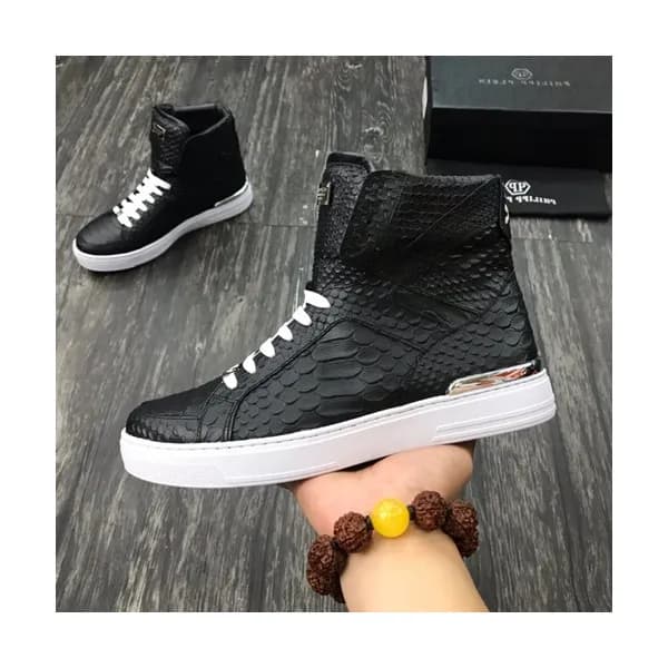 Philipp plein 2019 Mens Leather Sneakers - 필립플레인 … - 1