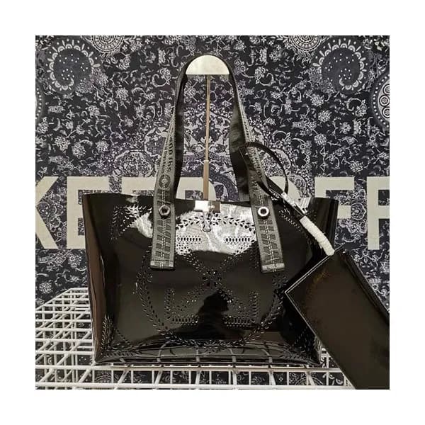 Off White 2019 Leather Tote Shoulder Shopper Bag -… - 1