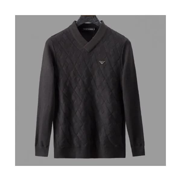 Armani 2019 Mens V-neck Wool Sweater - 알마니 2019 남성… - 1