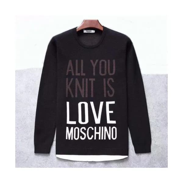 Moschino 2019 Mens Crew-neck Wool Sweater - 모스키노 2… - 1