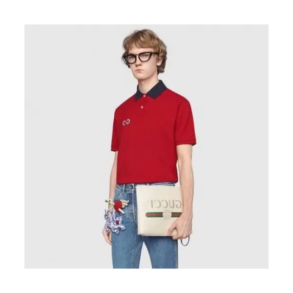 [매장판]Gucci 2019 Mm/Wm Logo Cotton Polo Short Sleev… - 1