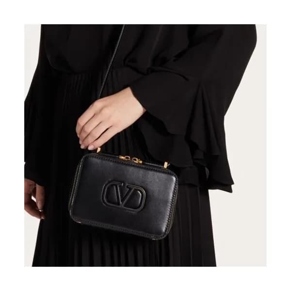 Valentino 2019 Vsling Leather Camera Shoudler Bag,…