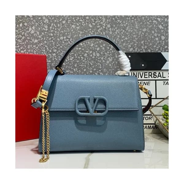 Valentino 2019 Leather Vsling Small Tote Shoudler … - 1