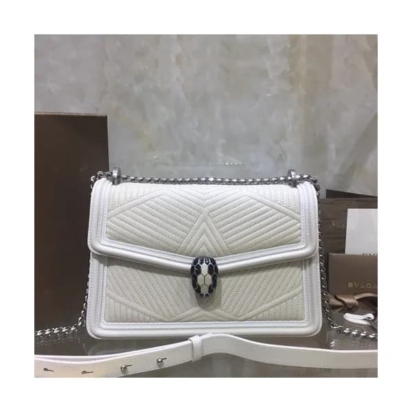 Bvlgari 2019 Serpenti Forever Chain Shoulder Bag,2… - 1