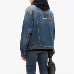 [발렌시아가]Balenciaga 2019 Mens Logo Casual Denim Jack… - 1