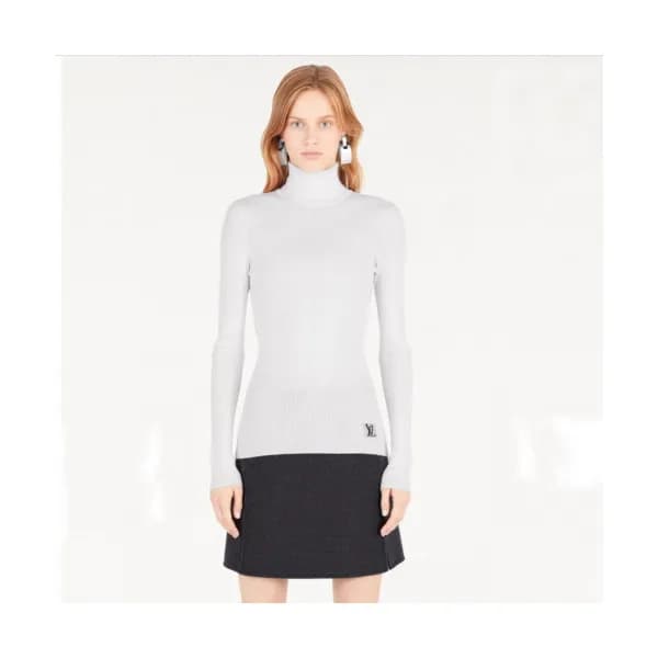 Louis vuitton 2019 Womens Initial Logo Turtle-neck… - 1