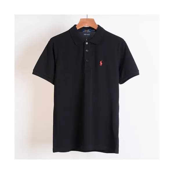 Polo 2019 Mens Logo Cotton Polo Short Sleeved Tshi… - 1