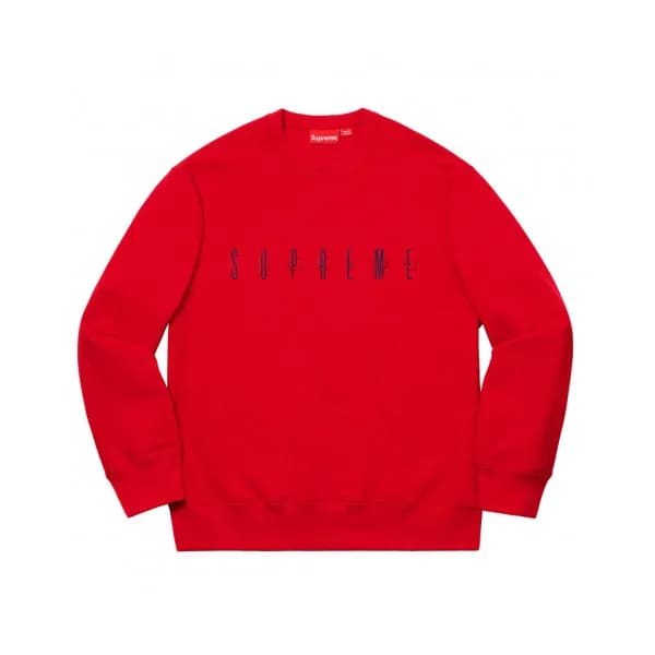Supreme 2020 Mm/Wm Embroidery Logo Cotton Man-to-m… - 1