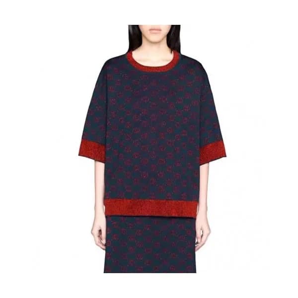 [구찌]Gucci 2020 Womens Trendy Wool Short Sleeved Sw… - 1
