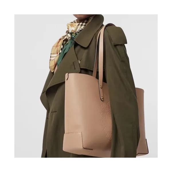 Burberry 2019 Leather Tote Shoulder Shopper Bag, 3… - 1