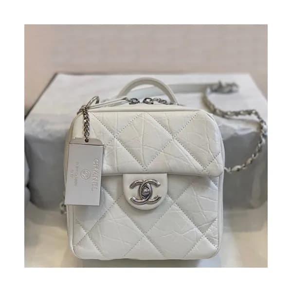Chanel 2019 Leather Chain Tote Shoulder Cross Bag,… - 1