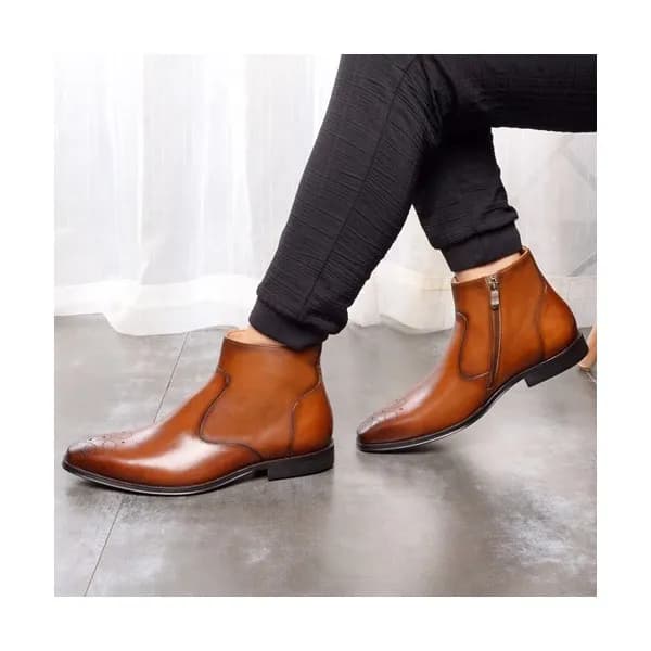 Ferragamo 2020 Mens Leather Boots - 페라가모 2020 남성용 … - 1
