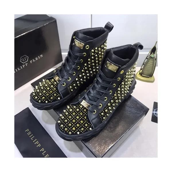 Philipp plein 2020 Mens Leather Sneakers - 필립플레인 … - 1