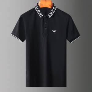 [알마니]Armani 2020 Mens Logo Silket Short Sleeved Ts… - 1
