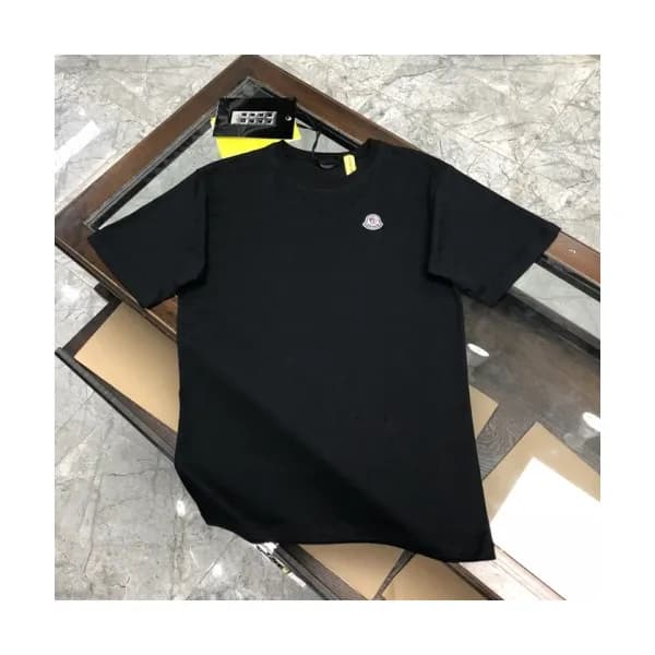 [매장판]Moncler 2020 Mens Logo Silket Crew-neck Short… - 1