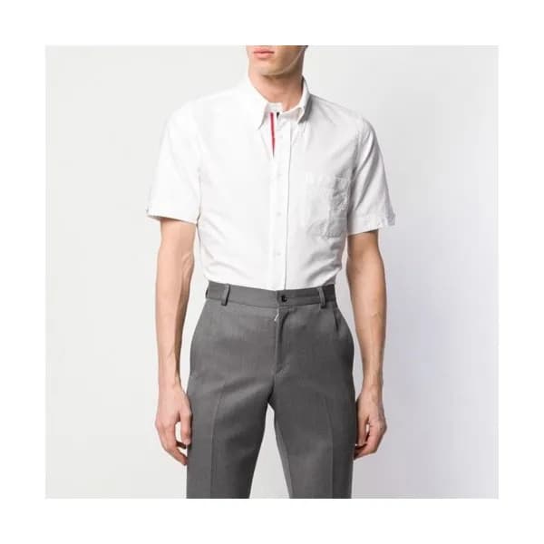 [톰브라운]Thom Browne 2020 Mens Strap Cotton Short Sle… - 1