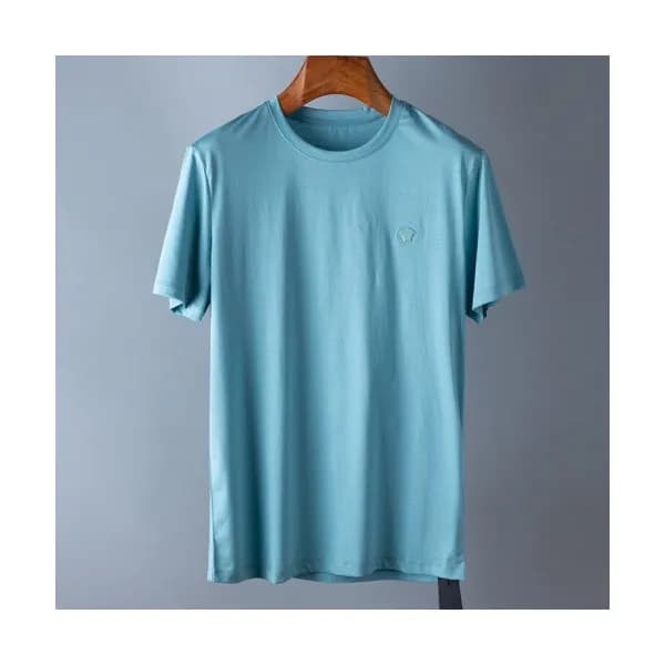 [베르사체]Versace 2020 Mens Logo Silket Short Sleeved … - 1