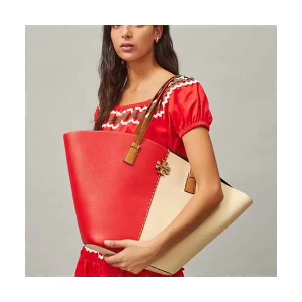 Tory Burch 2020 Leather Tote Shopper Bag,57cm - 토리…